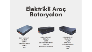 ELEKTRİKLİ ARAÇ BATARYALARI 